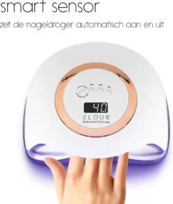 Eldur® Nageldroger - Nagellamp 168W - Gelnagels UV Lamp Nagels - Gellak Lamp -Cosmetisch Kortingswinkel 1018x1200 1