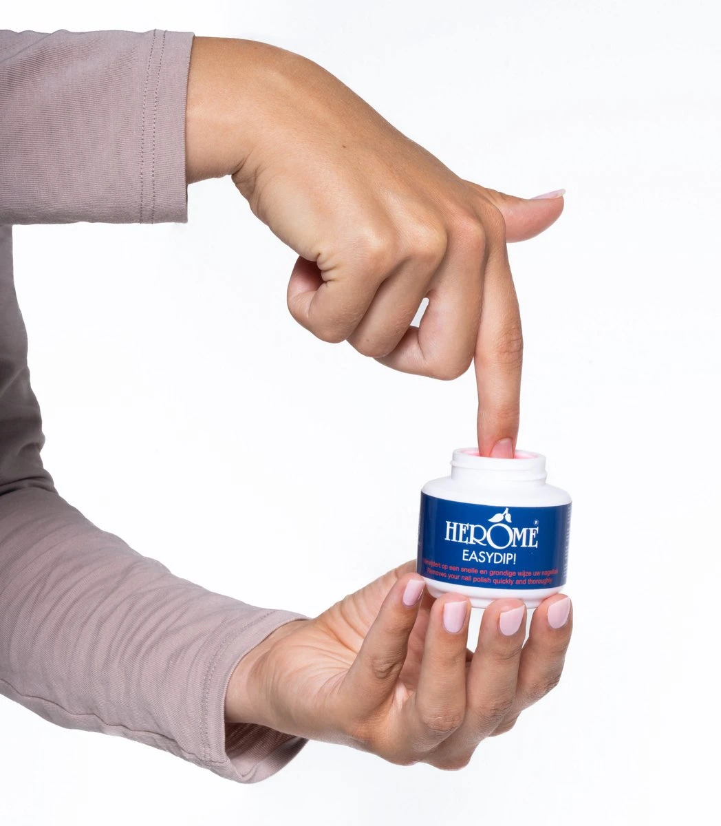 Herome Easydip Nagellakremover Nagellakverwijderaar - In Een Potje Met Ingebouwde Borsteltjes - Navulbaar Met Caring Nail Polish Remover 6 Herome Easydip Nagellakremover Nagellakverwijderaar - In Een Potje Met Ingebouwde Borsteltjes - Navulbaar Met Caring Nail Polish Remover - Afbeelding 6