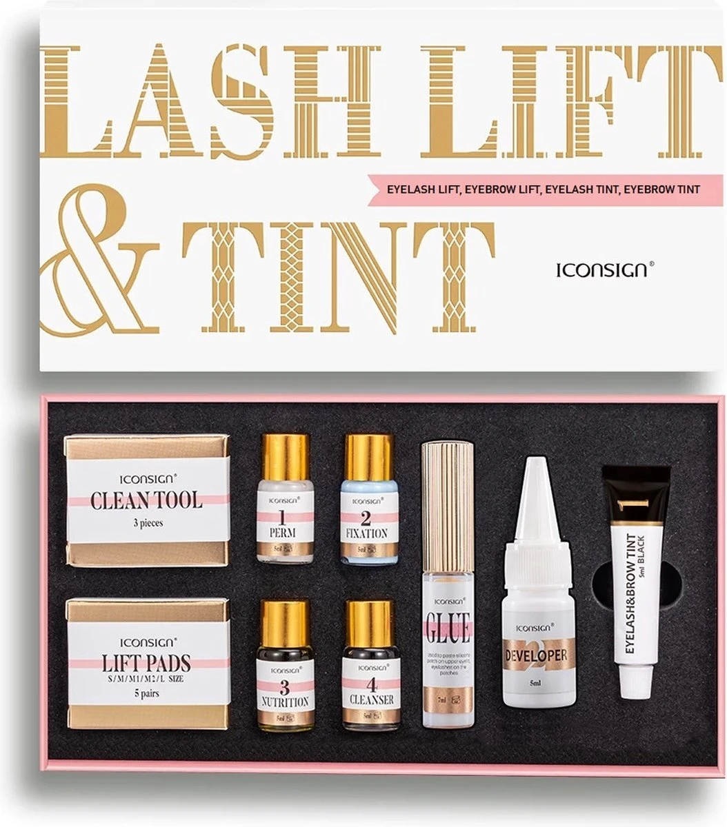 Professional Lash Lift Kit - Wimper Lift - Inclusief Zwarte Wimperverf - Wimperlifting Set - Brow Lamination - Starterskit- Eyelash Lift - Eyebrow Lift - Eyelash Tint - Eyebrow Tint - Voor Professioneel Gebruik - Sinterklaas Cadeau - Kerstcadeau 1 Professional Lash Lift Kit - Wimper Lift - Inclusief Zwarte Wimperverf - Wimperlifting Set - Brow Lamination - Starterskit- Eyelash Lift - Eyebrow Lift - Eyelash Tint - Eyebrow Tint - Voor Professioneel Gebruik - Sinterklaas Cadeau - Kerstcadeau