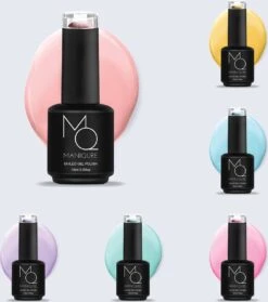 ManiQure - Gel Nagellak - Gold Glitters - Gouden Glitter Nagellak - Vegan Gellak - 15ml (groot Flesje, Veel Productinhoud) -Cosmetisch Kortingswinkel 1063x1200