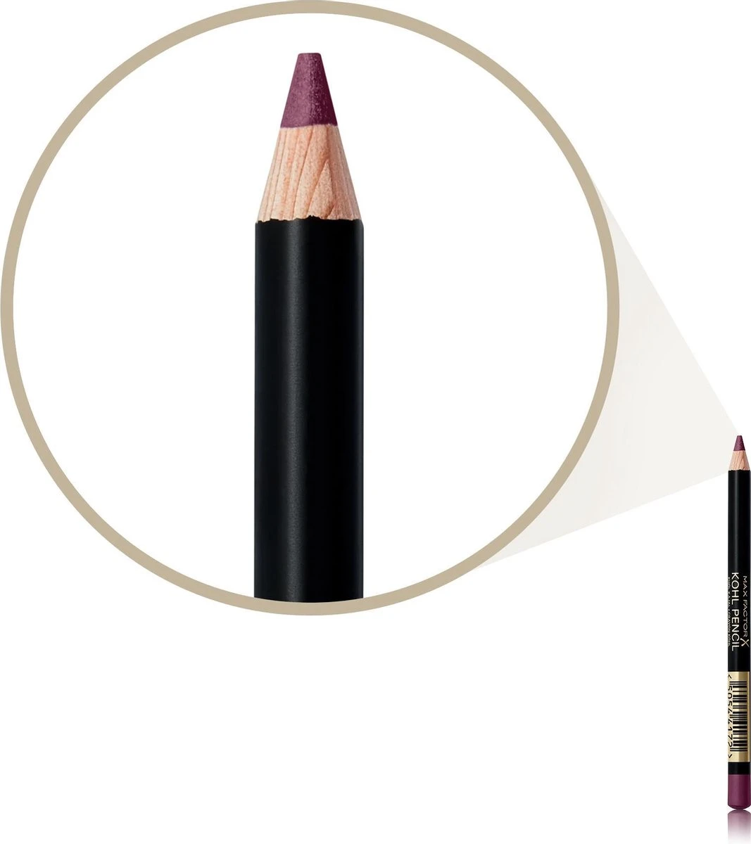 Max Factor Kohl Kajal Oogpotlood - 045 Aubergine 4 Max Factor Kohl Kajal Oogpotlood - 045 Aubergine - Afbeelding 4