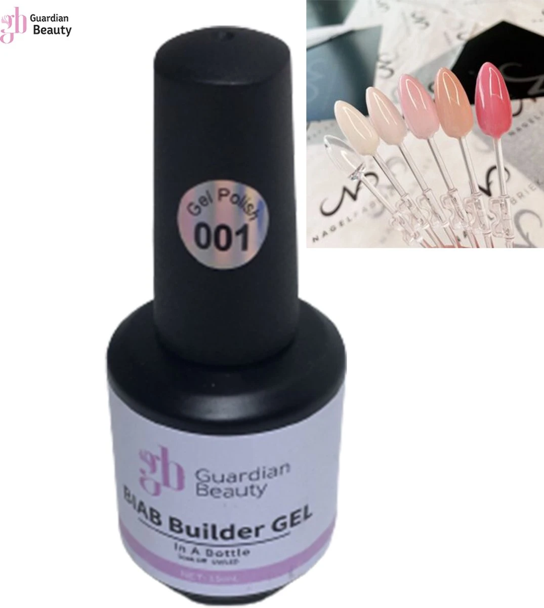 Nagel Gellak - Biab Builder Gel #1 - Absolute Builder Gel - Aphrodite | BIAB Nail Gel 15ml 3 Nagel Gellak - Biab Builder Gel #1 - Absolute Builder Gel - Aphrodite | BIAB Nail Gel 15ml - Afbeelding 3