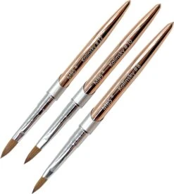 KOLINSKY ACRYL PENSEEL #8 - Kolinsky Penseel - Acryl Penseel - Acryl Nagels - Gold -Cosmetisch Kortingswinkel 1078x1200 3
