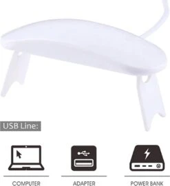 WiseGoods - Premium Nagel LED Lamp Gelnagels - Nagellak Droger - Gellak - 6W - Wit -Cosmetisch Kortingswinkel 1093x1200 1