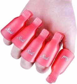 Nagellak Remover Clips | Nagelclips | 10 Stuks | Alles Kleuren -Cosmetisch Kortingswinkel 1096x1200