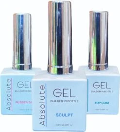 Gellex - SET Absolute Builder Gel In A Bottle #32 ''Hecate'' - Gel Starterspakket 3x18ml - Gel Nagellak Set- Gel Nagels
