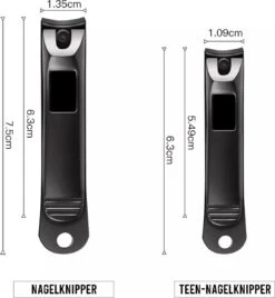 Nagelknipper Set Van 2 Voor Vingernagels En Teennagels Teennagelknipper - RVS -Cosmetisch Kortingswinkel 1104x1200