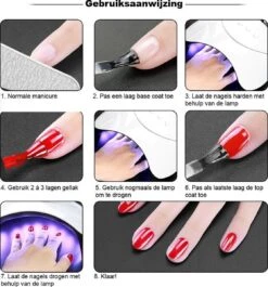 Gellak Starterspakket - Gellak - Gelnagel Kit - UV Lamp 36W - LED - Manicure Set - 12 Kleuren Gel Polish - Nail Art - Nagellamp - Nagelboor - Nageldroger - Nagellak -Cosmetisch Kortingswinkel 1117x1200 2