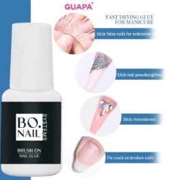 GUAPÀ® Nagellijm Voor Nagel Tips | Plaknagels | Nepnagels & Nail Art | Nagel Decoratie Lijm | Nail Glue 5ml -Cosmetisch Kortingswinkel 1131x1200 2