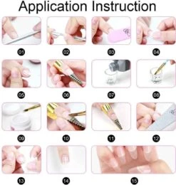 XXL Acrylnagels Starterspakket - Acryl Nagel Set | 76 Kleuren Acryl Poeder & Decoratie -Cosmetisch Kortingswinkel 1142x1200 2