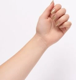 Herome Nail Wraps Golden Glitter - Nagelstickers - Nail Art - Zonder Droogtijd - 2x10 Stickers -Cosmetisch Kortingswinkel 1144x1200