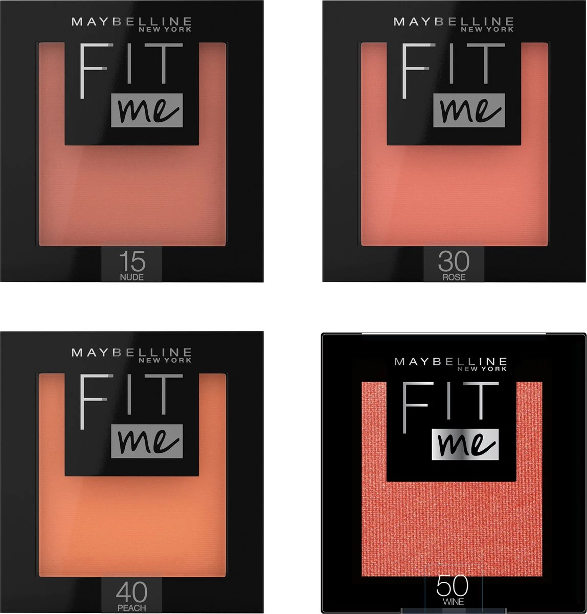 Maybelline Fit Me Blush - 50 Wine - Natuurlijk Ogende Rouge - 4.5 Gr 6 Maybelline Fit Me Blush - 50 Wine - Natuurlijk Ogende Rouge - 4.5 Gr - Afbeelding 6