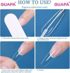 GUAPÀ® Nagellijm Voor Nagel Tips | Plaknagels | Nepnagels & Nail Art | Nagel Decoratie Lijm | Nail Glue 5ml -Cosmetisch Kortingswinkel 1152x1200 2