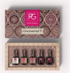 Pink Gellac - Color Box Uncovered7 - Gellak - Set Van 5 Sprankelende Kleuren 10 Pink Gellac - Color Box Uncovered7 - Gellak - Set Van 5 Sprankelende Kleuren -Cosmetisch Kortingswinkel 1157x1200
