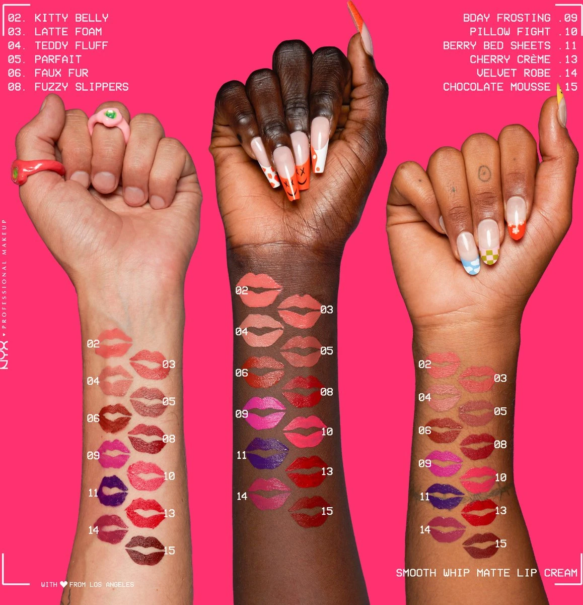 NYX Professional Makeup Lippenstift Smooth Whip Matte 01 Pancake Stacks, 4 Ml 5 NYX Professional Makeup Lippenstift Smooth Whip Matte 01 Pancake Stacks, 4 Ml - Afbeelding 5