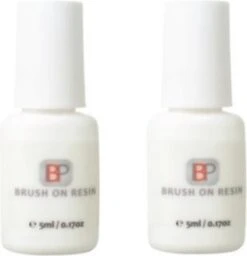 Nagellijm - Tip Lijm - Tip Glue - Zip Bond - Hoge Kwaliteit -2 X 5 ML - Met Super Handig Kwastje - Brush On Glue