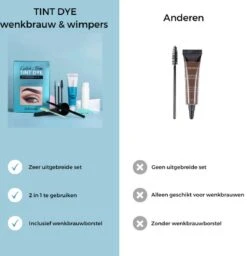 2 In 1 - Henna Wenkbrauwverf En Wimperverf - Bruin - Henna Brows - DIY Henna Brows Kit - Starterspakket Met Vele Extra's - 30 Ml -Cosmetisch Kortingswinkel 1159x1200 13
