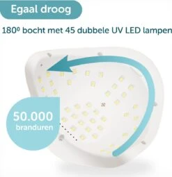 ForDig 80W Professionele Nageldroger Voor Gel Nagels - Nagellak Droger Met UV LED Lamp En Timer Voor Gelnagels - Nageldrogerlamp Met 45 LED Lampjes Voor Nagel Gellak - Geschikt Voor Manicure En Pedicure - Nagellakdroger Hard Gelpolish Builder 10 ForDig 80W Professionele Nageldroger Voor Gel Nagels - Nagellak Droger Met UV LED Lamp En Timer Voor Gelnagels - Nageldrogerlamp Met 45 LED Lampjes Voor Nagel Gellak - Geschikt Voor Manicure En Pedicure - Nagellakdroger Hard Gelpolish Builder -Cosmetisch Kortingswinkel 1162x1200 2