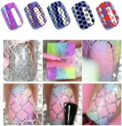 GUAPÀ - Nail Art Nagel Sjabloon Stickers 42 Vellen - Zelfklevende Nagelstickers & Nageldecoratie 3D Goud En Zilver 14 GUAPÀ - Nail Art Nagel Sjabloon Stickers 42 Vellen - Zelfklevende Nagelstickers & Nageldecoratie 3D Goud En Zilver -Cosmetisch Kortingswinkel 1163x1200 7