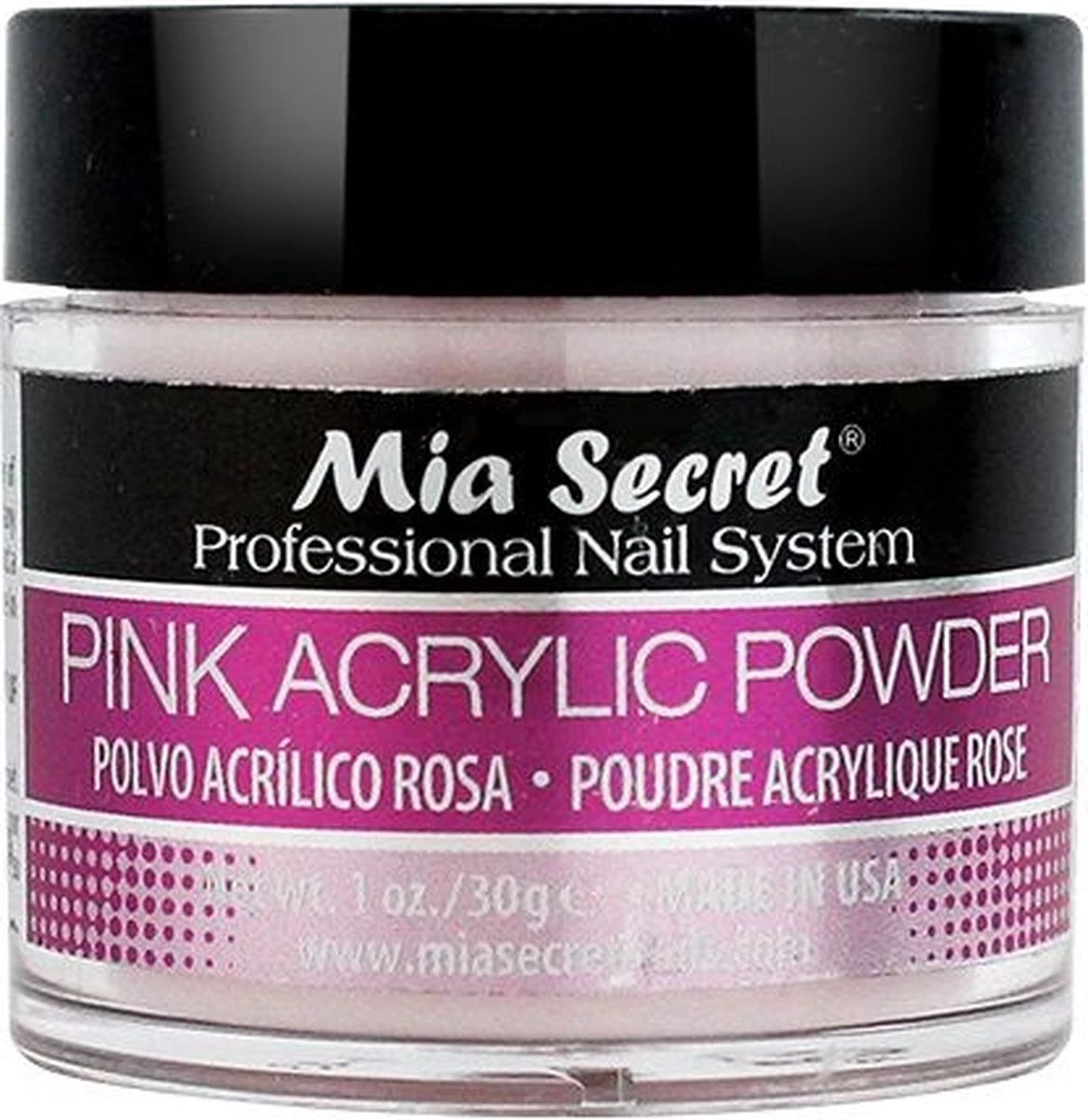 Acryl Poeder Roze 30ml. 1 Acryl Poeder Roze 30ml.