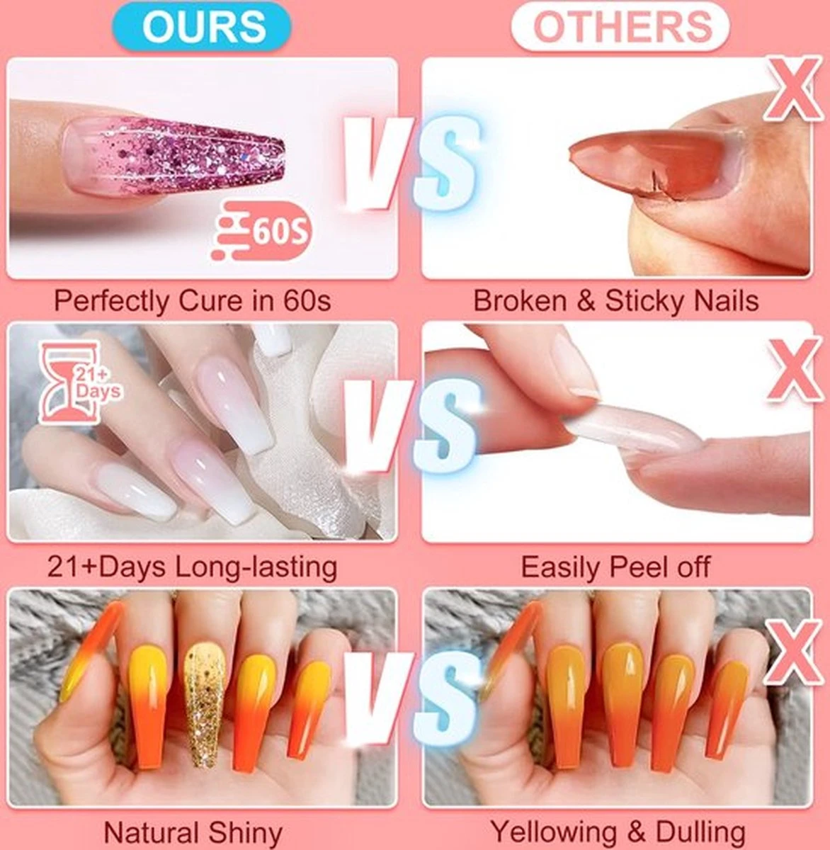 Merkloos Nepnagels - Polygel Set - 8 Kleuren - Nagels Set - Polygel Starter Set - Nagelverlenging Gel Kit - Voor Beginners - Voor DIY Salon Art Nagels 2 Merkloos Nepnagels - Polygel Set - 8 Kleuren - Nagels Set - Polygel Starter Set - Nagelverlenging Gel Kit - Voor Beginners - Voor DIY Salon Art Nagels - Afbeelding 2