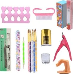 XXL Acrylnagels Starterspakket - Acryl Nagel Set | 76 Kleuren Acryl Poeder & Decoratie -Cosmetisch Kortingswinkel 1174x1200 3