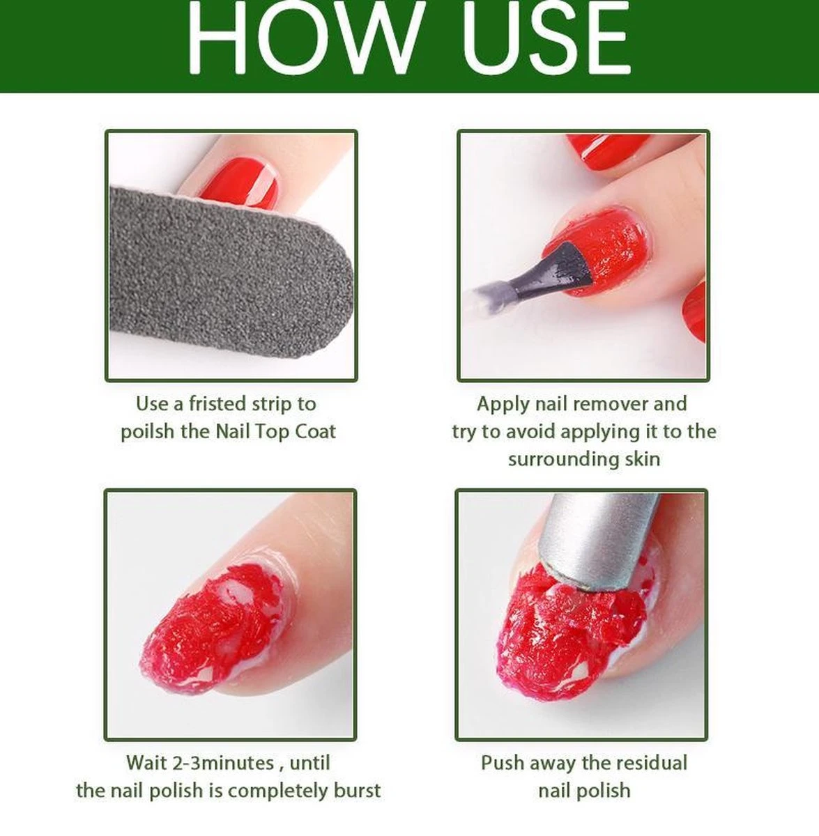 Magic Soak Off Nailpolish Remover - Magische Gellak Remover - 2 X 15 Ml!!! - Inclusief Nagelvijl, Bokkepootje En Olie - Nagellak Verwijderaar - Gellak Remover - 4 Magic Soak Off Nailpolish Remover - Magische Gellak Remover - 2 X 15 Ml!!! - Inclusief Nagelvijl, Bokkepootje En Olie - Nagellak Verwijderaar - Gellak Remover - - Afbeelding 4