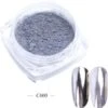 GUAPÀ - Holografische Glitter Poeder - Zilver - Nail Art & Nagel Decoratie Chrome Nails - 1 Stuk