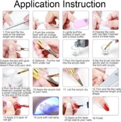 LOUZIR Acrylnagels Starterspakket- 42 Kleuren Acryl Poeders- Nagelgel- Glitters - Cadeautip 15 LOUZIR Acrylnagels Starterspakket- 42 Kleuren Acryl Poeders- Nagelgel- Glitters - Cadeautip -Cosmetisch Kortingswinkel 1188x1200 4