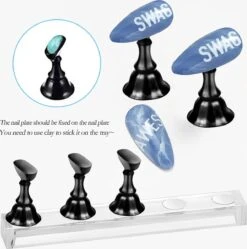 Merkloos Nailtrainer Oefenhand Voor Nagels 12-delige Set - Acryl Nagels Starterspakket - Starter Kit Nagel Display Magnetische Waaier – Kunstnagels Plaknagels - Nail Art Set - Uv Lamp Gelnagels Houd -Cosmetisch Kortingswinkel 1189x1200 2