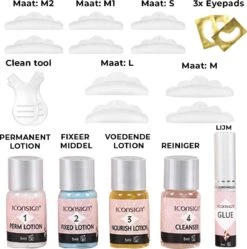 Wimperlifting Set - Lash Lift Kit Met Sterke Lijm - Wimperserums Met Wenkbrauw Gel - Lash Lift Set - Wimperkruller -Cosmetisch Kortingswinkel 1189x1200 24