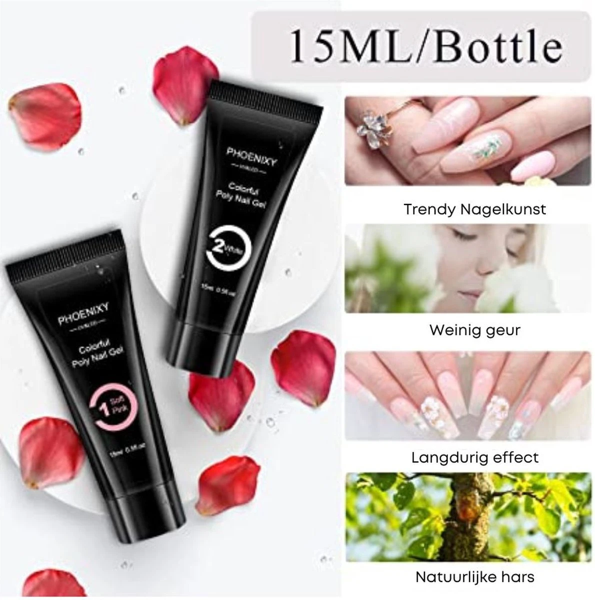 Merkloos Polygel Nagels Starterspakket | 12 Stuks | Langdurig | Polygel Kit | Polygel Nagels | Set 3 7 Merkloos Polygel Nagels Starterspakket | 12 Stuks | Langdurig | Polygel Kit | Polygel Nagels | Set 3 - Afbeelding 7