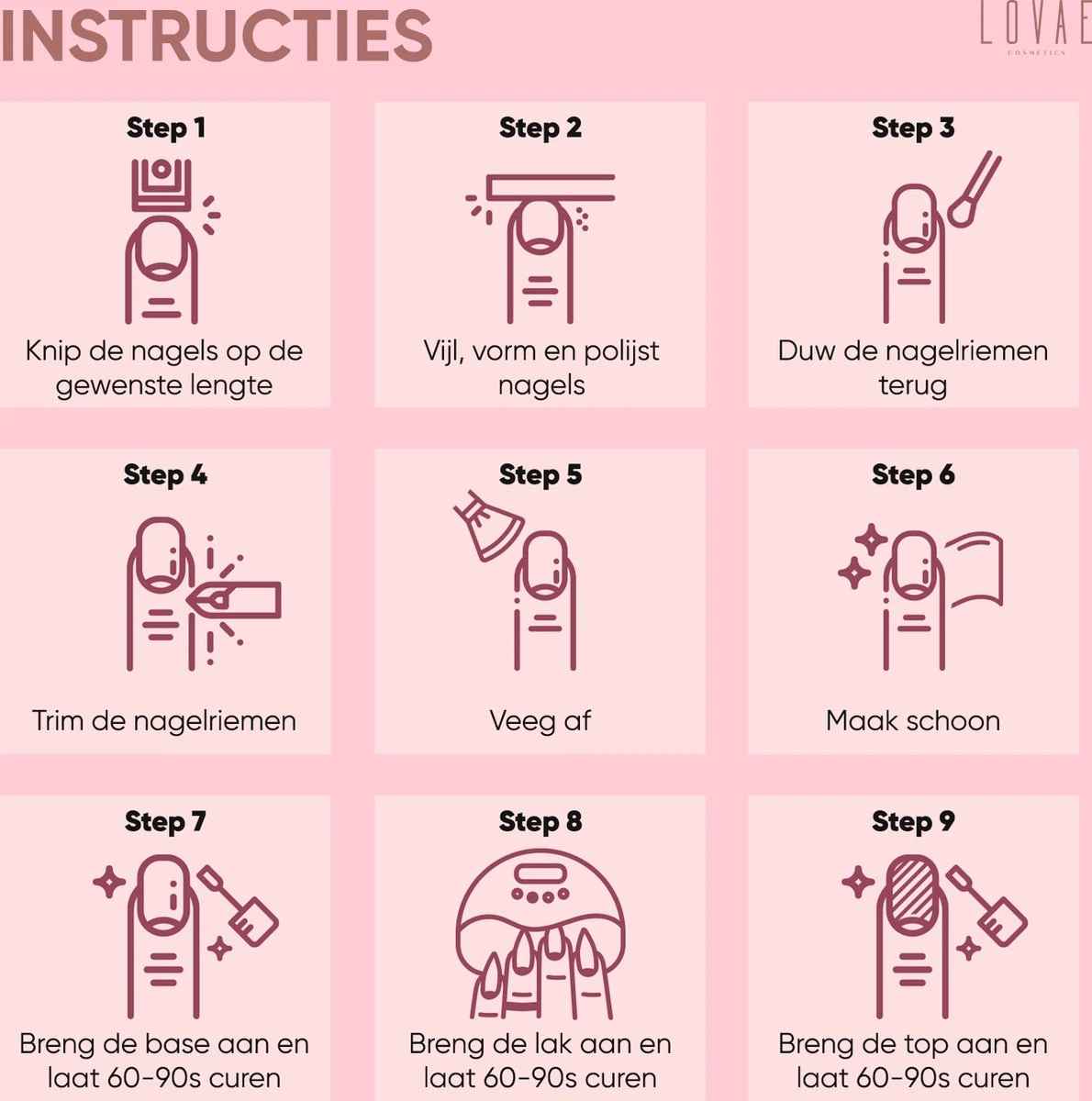 Gellak Starterspakket - Gellak - Gel Nagellak - Gellak Set - 6x8ML Kleuren - Nude Edition - Gellac - Nude Kleuren 5 Gellak Starterspakket - Gellak - Gel Nagellak - Gellak Set - 6x8ML Kleuren - Nude Edition - Gellac - Nude Kleuren - Afbeelding 5