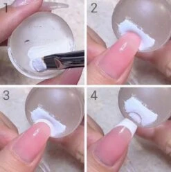 Merkloos Jinius ® - Nagelstempel Doorzichtig - Dubbele Siliconen Gel Stamper - French Manicure Tip Stempel - Nagelstempel Met Schraper - Nail Art Jelly Stamp - Nagel Stempel Kussen -Cosmetisch Kortingswinkel 1195x1200 9