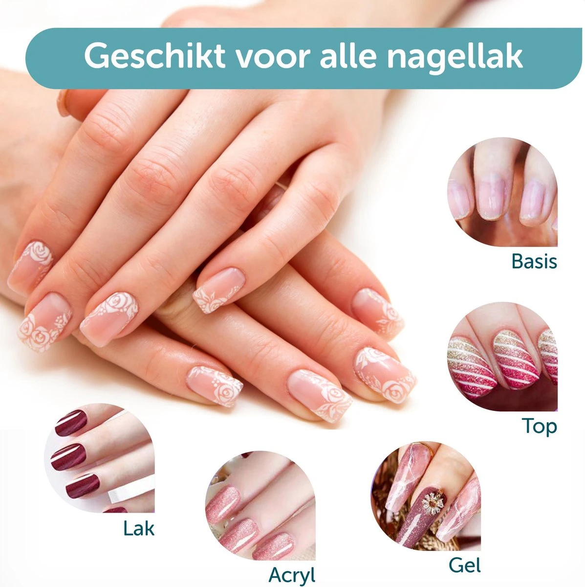 ForDig 80W Professionele Nageldroger Voor Gel Nagels - Nagellak Droger Met UV LED Lamp En Timer Voor Gelnagels - Nageldrogerlamp Met 45 LED Lampjes Voor Nagel Gellak - Geschikt Voor Manicure En Pedicure - Nagellakdroger Hard Gelpolish Builder 2 ForDig 80W Professionele Nageldroger Voor Gel Nagels - Nagellak Droger Met UV LED Lamp En Timer Voor Gelnagels - Nageldrogerlamp Met 45 LED Lampjes Voor Nagel Gellak - Geschikt Voor Manicure En Pedicure - Nagellakdroger Hard Gelpolish Builder - Afbeelding 2