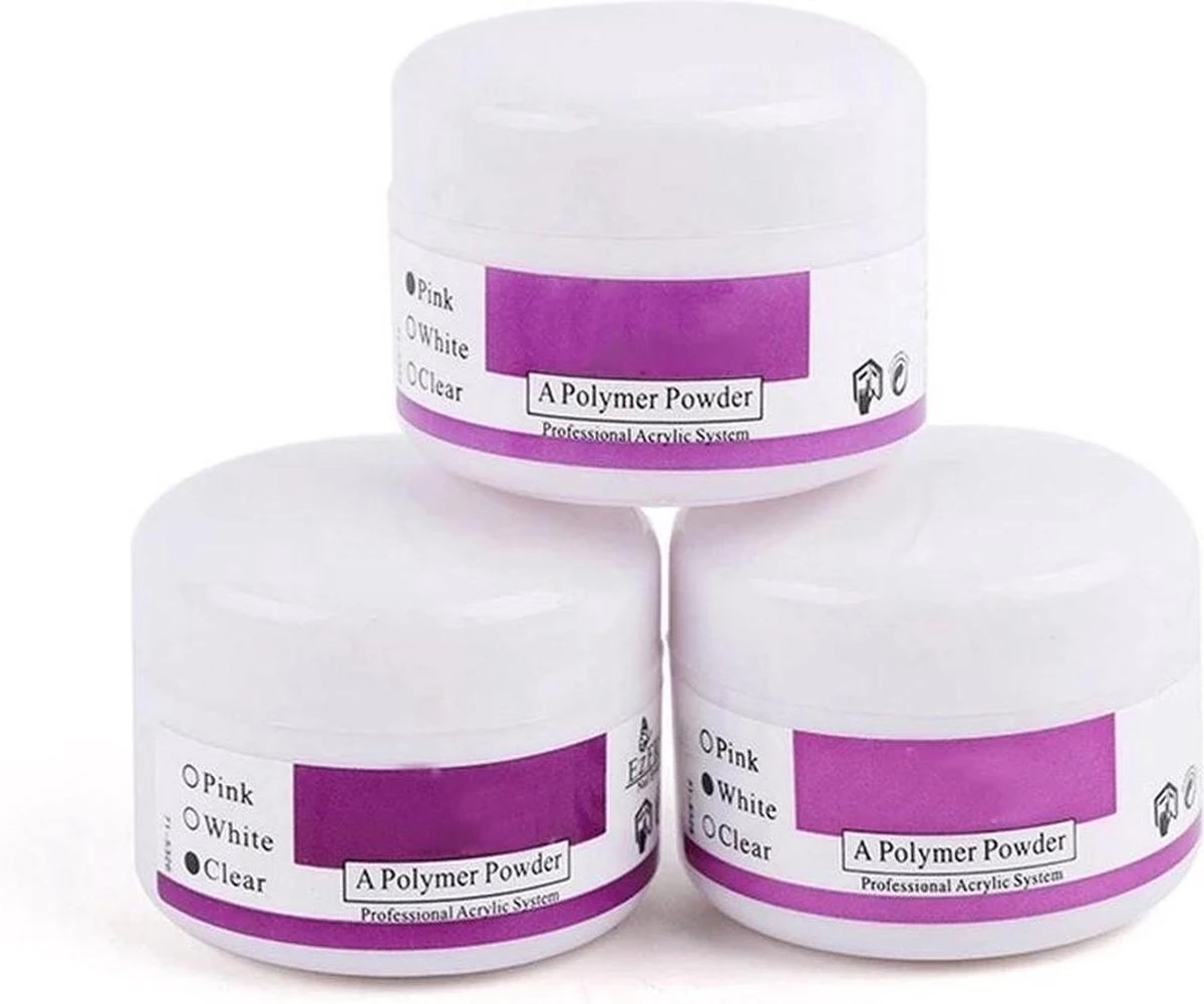 LOUZIR Acrylnagels Starterspakket- 42 Kleuren Acryl Poeders- Nagelgel- Glitters - Cadeautip 4 LOUZIR Acrylnagels Starterspakket- 42 Kleuren Acryl Poeders- Nagelgel- Glitters - Cadeautip - Afbeelding 4