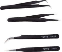 Vetus - Wimper Pincet ESD-15 - Zwart - Tweezer - Pincet - Wimperextensions 9 Vetus - Wimper Pincet ESD-15 - Zwart - Tweezer - Pincet - Wimperextensions -Cosmetisch Kortingswinkel 1200x1005 6