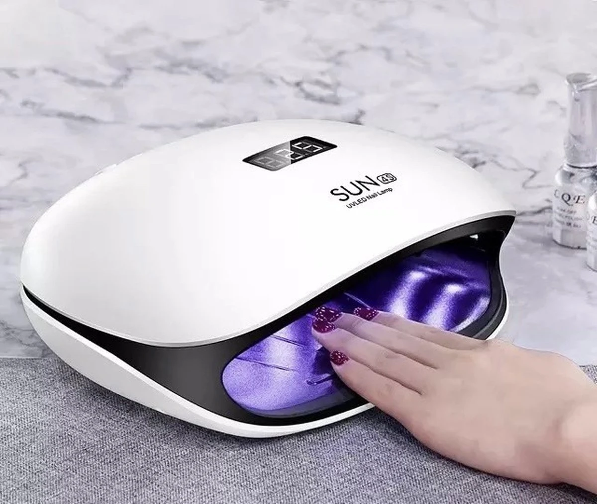 SUN® Professionele Nageldroger SUN 48 Watt LED UV - Nagel Lamp LED - Gel Nagellak - Gelpolish - Gel Nagels - Nagel Kit - Builder Gel - Acryl 4 SUN® Professionele Nageldroger SUN 48 Watt LED UV - Nagel Lamp LED - Gel Nagellak - Gelpolish - Gel Nagels - Nagel Kit - Builder Gel - Acryl - Afbeelding 4