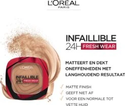 L’Oréal Paris Infaillible 24h Fresh Wear Powder Foundation - 220 Sand -Cosmetisch Kortingswinkel 1200x1021 2