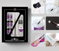 Acrylnagels Set | Nail Art | Liquid MMA Free | Wit, Roze & Transparant -Cosmetisch Kortingswinkel 1200x1027 1