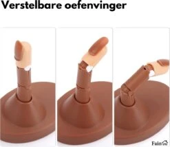 Oefenhand Voor Nagels – Nail Trainer Vinger – All-in-1 Set – Incl. 80 Kunstnagels – Nail Art – Nagel Set – Nail Trainer Hand -Cosmetisch Kortingswinkel 1200x1038