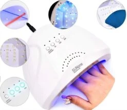 UV Nagel Lamp | Nagel Droger 48W | UV Nail Led Gel Lamp | Gelnagels | Nepnagels | 24W/48W Lamp | SUNone -Cosmetisch Kortingswinkel 1200x1043