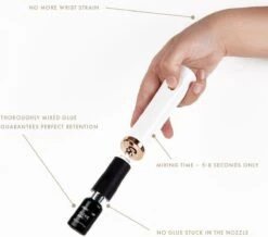 Lashes & More - GLUE SHAKER - Lijmschudder - Inkt Mixen - GLUE MIXER - Voor Het Goed Mengen Van Wimperlijm Nagellak Pigment Of Tattoo Inkt - Met Ventilator -Cosmetisch Kortingswinkel 1200x1057 5