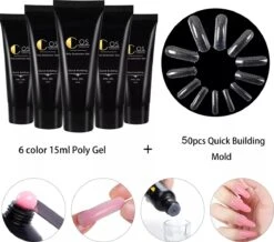 Royala - Professionele Poly Gel Starter Kit POG3. – 6 Kleuren Polygel + 6 Kleuren UV Gel - 12 Kleuren Polygel Pakket - Incl. 36 W UV Nageldroger - Poly Acryl Nagels - Nail Art - Gel Lak 27 Royala - Professionele Poly Gel Starter Kit POG3. – 6 Kleuren Polygel + 6 Kleuren UV Gel - 12 Kleuren Polygel Pakket - Incl. 36 W UV Nageldroger - Poly Acryl Nagels - Nail Art - Gel Lak -Cosmetisch Kortingswinkel 1200x1060 1