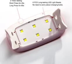 Royala C - Gellak Starterspakket + Inclusief Portable UV LED Lamp + Met 6 Verschillende Gellak Kleuren - Gellak Lamp – Gellac Set - Alle Benodigdheden In Eén -Cosmetisch Kortingswinkel 1200x1063 2