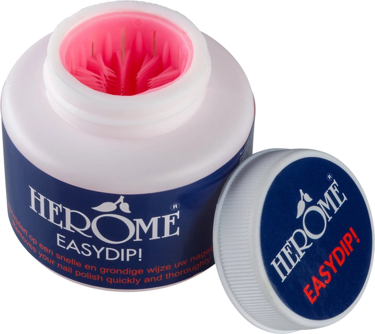 Herome Easydip Nagellakremover Nagellakverwijderaar - In Een Potje Met Ingebouwde Borsteltjes - Navulbaar Met Caring Nail Polish Remover 3 Herome Easydip Nagellakremover Nagellakverwijderaar - In Een Potje Met Ingebouwde Borsteltjes - Navulbaar Met Caring Nail Polish Remover - Afbeelding 3
