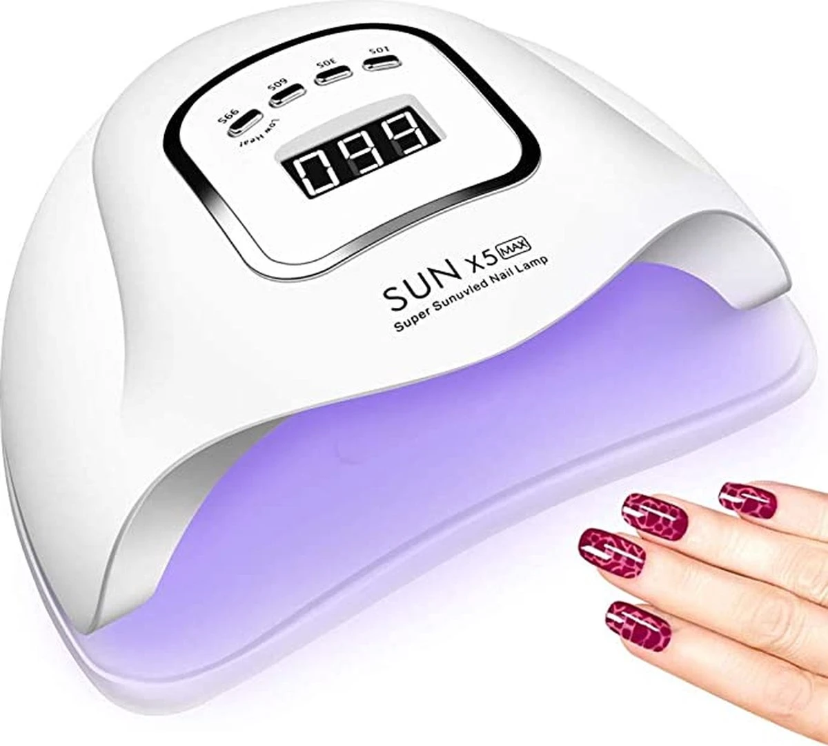 Merkloos Krachtige - 150 Watt UV LED Lamp Nagels - 45 Leds Nagellamp - Wit 1 Merkloos Krachtige - 150 Watt UV LED Lamp Nagels - 45 Leds Nagellamp - Wit