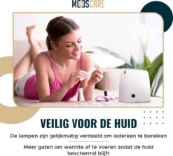 MOOSCARE 36 Watt LED Lamp Voor Gellak Nagels – Nageldroger – Gellak Lamp - UV Lamp Gelnagels - Nail Art Nagellamp - Gel Nagellak Nageldroger -Cosmetisch Kortingswinkel 1200x1090 2