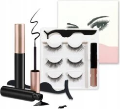 Magnetische Wimpers - Eyeliner & Pincet - Wimper Extension - 3 Paar Nepwimpers - Lashes Set - Rheme -Cosmetisch Kortingswinkel 1200x1093 3