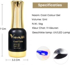 Venalisa 120 Set | 12ml Per Stuk | Professionele Set | Gellak Nagellak | Inclusief Koffer | Polygel | Polygel Kleuren | Polygel Nagels | Polygel Kit -Cosmetisch Kortingswinkel 1200x1105